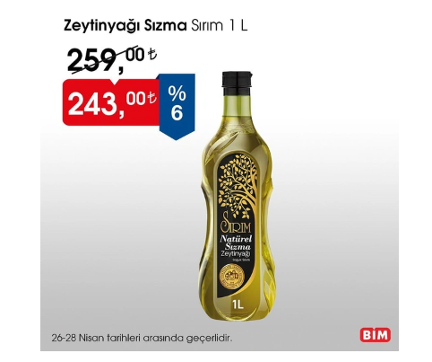 Foto - BİM'den ayçiçek yağına görülmemiş indirim! Bu sabah 09.00 itibariyle başladı