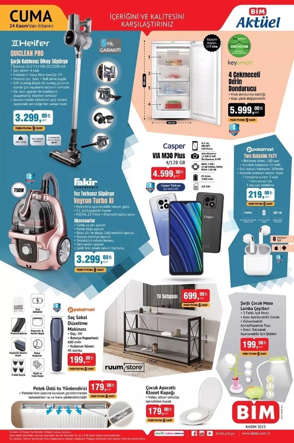 Foto - BİM'den nefes kesen indirimler! 24 Kasım Cuma günü müthiş fırsatlar