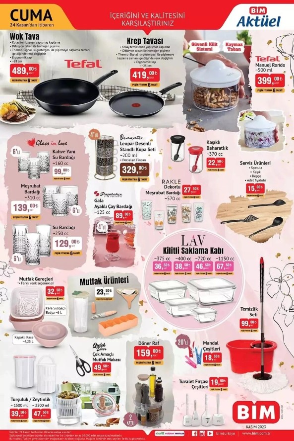 Foto - BİM'den nefes kesen indirimler! 24 Kasım Cuma günü müthiş fırsatlar