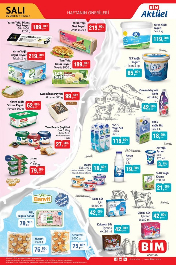 Foto - BİM'den peynir ve yoğurtta dev indirim! BİM 9 Ocak'ta kapıları açacak