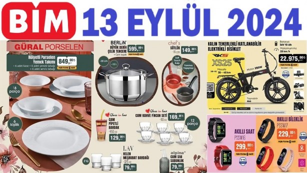 BİM’den ucuzluk pazarı! 13 Eylül’de indirim geliyor