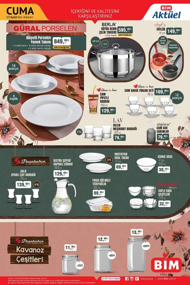 Foto - BİM’den ucuzluk pazarı! 13 Eylül’de indirim geliyor