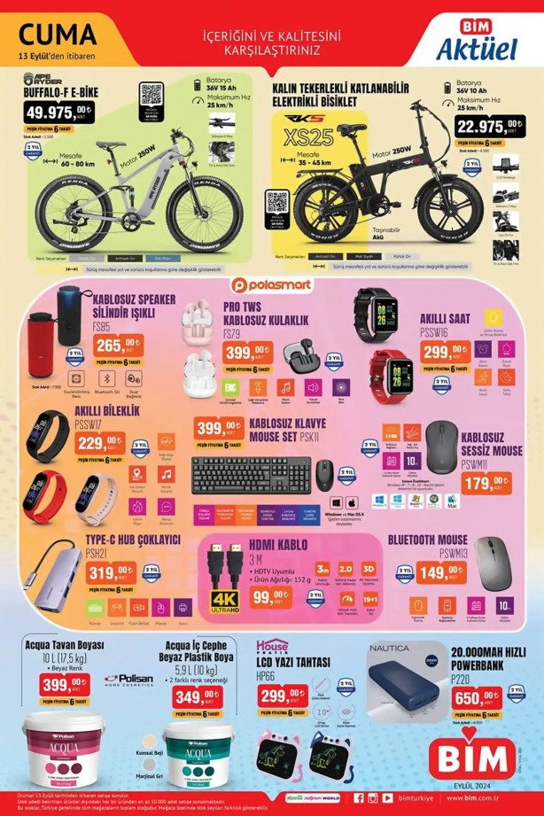 Foto - BİM’den ucuzluk pazarı! 13 Eylül’de indirim geliyor