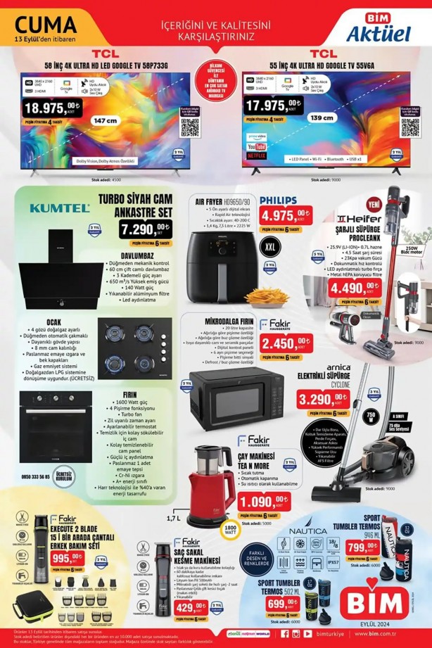 Foto - BİM’den ucuzluk pazarı! 13 Eylül’de indirim geliyor