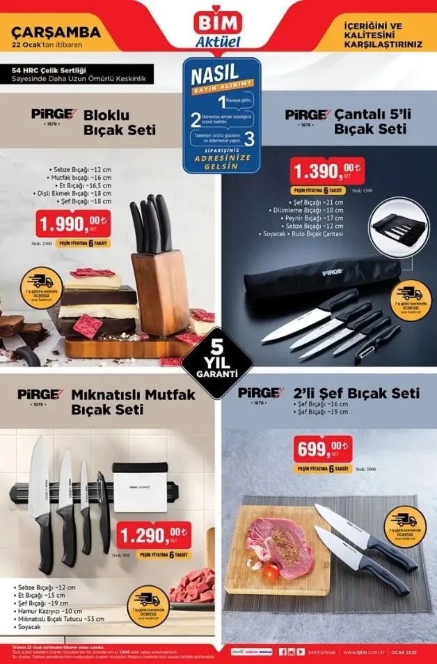 Foto - BİM'in 22-24 Ocak 2025 aktüel ürünler kataloğu yayınlandı! İşte kaçırılmayacak fırsatlar!