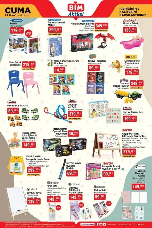 Foto - BİM'in 22-24 Ocak 2025 aktüel ürünler kataloğu yayınlandı! İşte kaçırılmayacak fırsatlar!