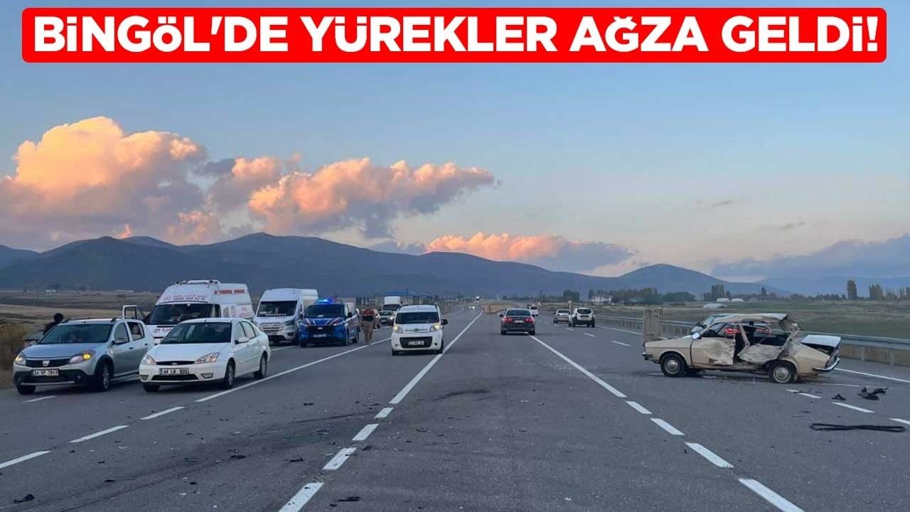 Bingöl'de yürekler ağza geldi! 