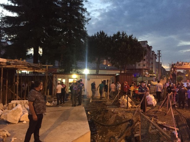 Foto - Bingöl'deki depremden sonra bir kötü haber daha! Ordu'da otel inşaatında göçük meydana geldi