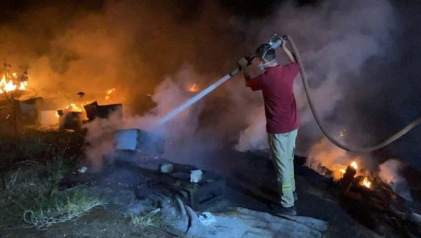 Foto - Binlerce arıyı yanmaktan kurtardı