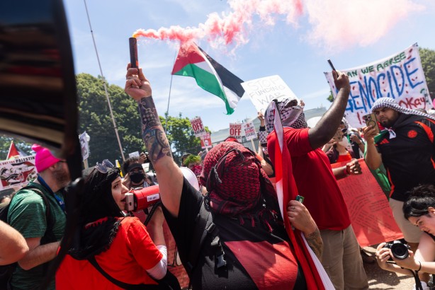 Foto - Binlerce Filistin destekçisi Beyaz Saray’ı kuşattı