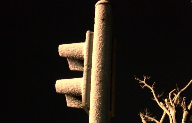 Foto - Bir anda bastırdı! Ankara'da gece kar sürprizi