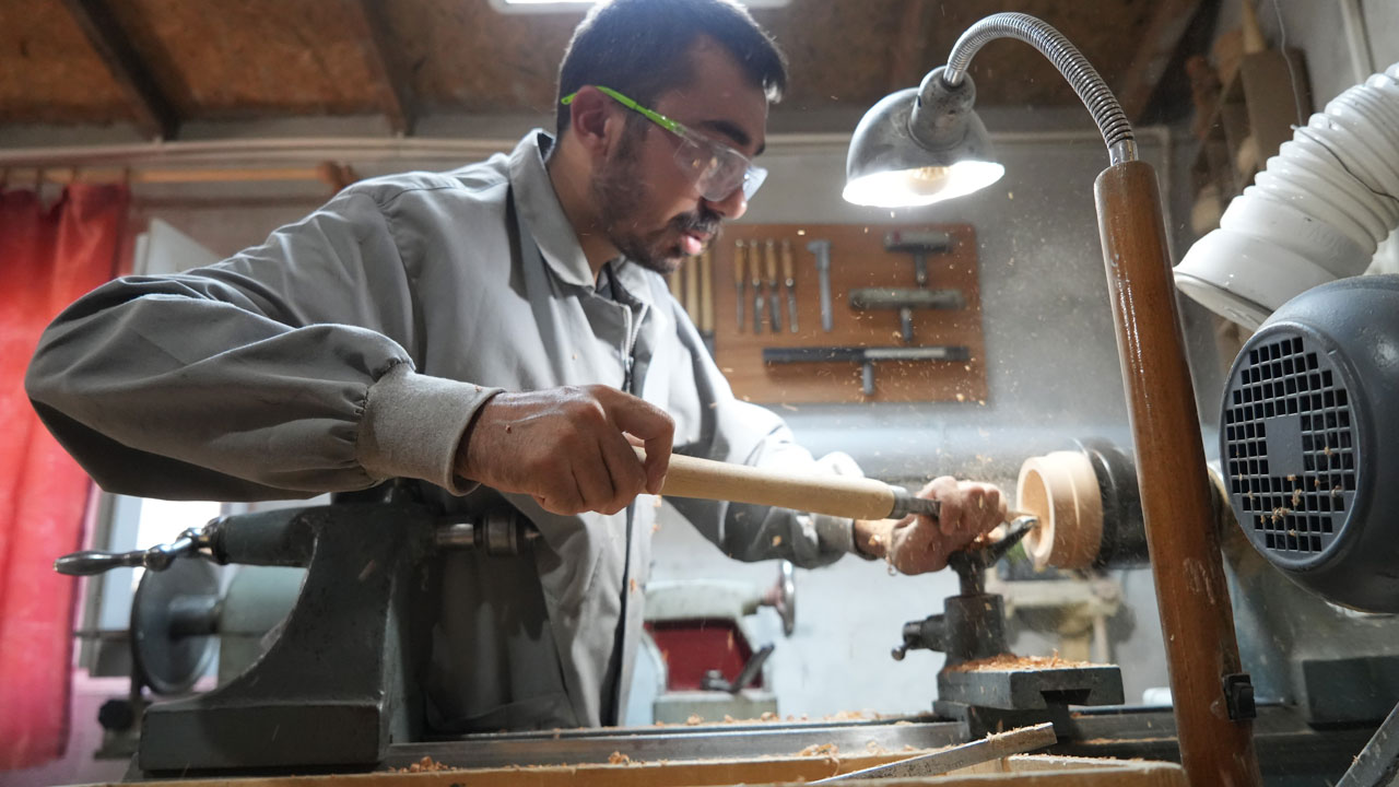Foto - Bir ayda yapılıyor, yıllarca kullanılıyor! Taş değirmen geleneği 21. yüzyıla taşınıyor