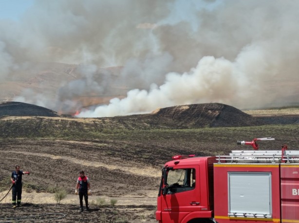Foto - Bir buğday yangını daha! Tam 100 ton kül oldu...