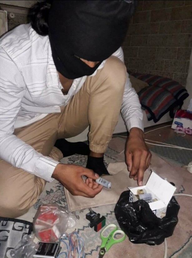 Foto - Bir büyükşehrimizi kana bulayacaktı! Bomba yaparken çekilen görüntüleri ortaya çıktı