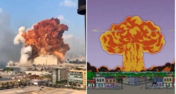 Foto - Bir çizgi film bunu nasıl yapıyor? Dünyayı etkileyen her olayda Simpsons detayı! Bu kadarı pes dedirtti