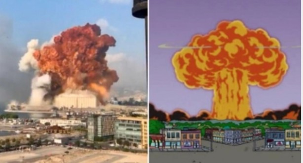 Foto - Bir çizgi film bunu nasıl yapıyor? Dünyayı etkileyen her olayda Simpsons detayı! Bu kadarı pes dedirtti