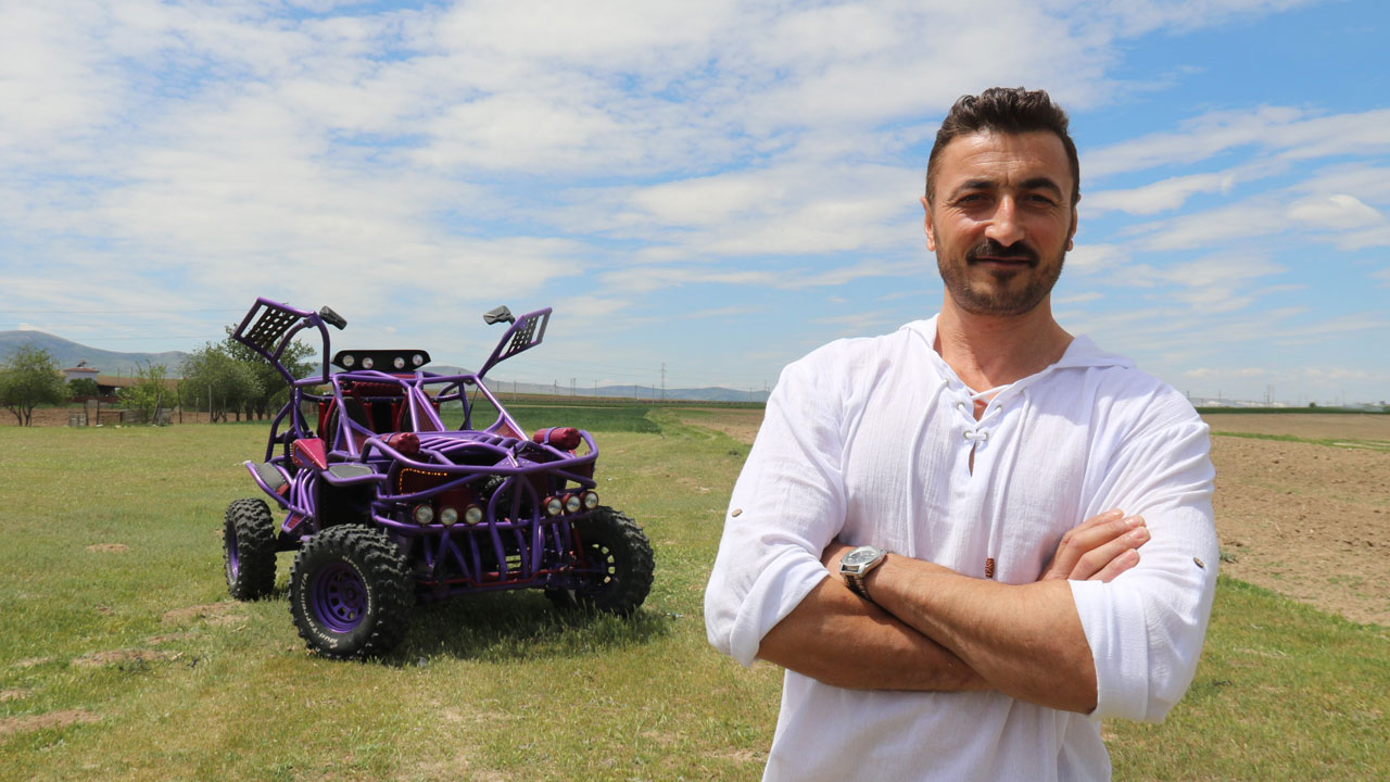 Foto - Bir filmden ilham aldı, 13 ayda kendi arazi aracını yaptı! 2 milyon TL’lik teklifi reddetti!