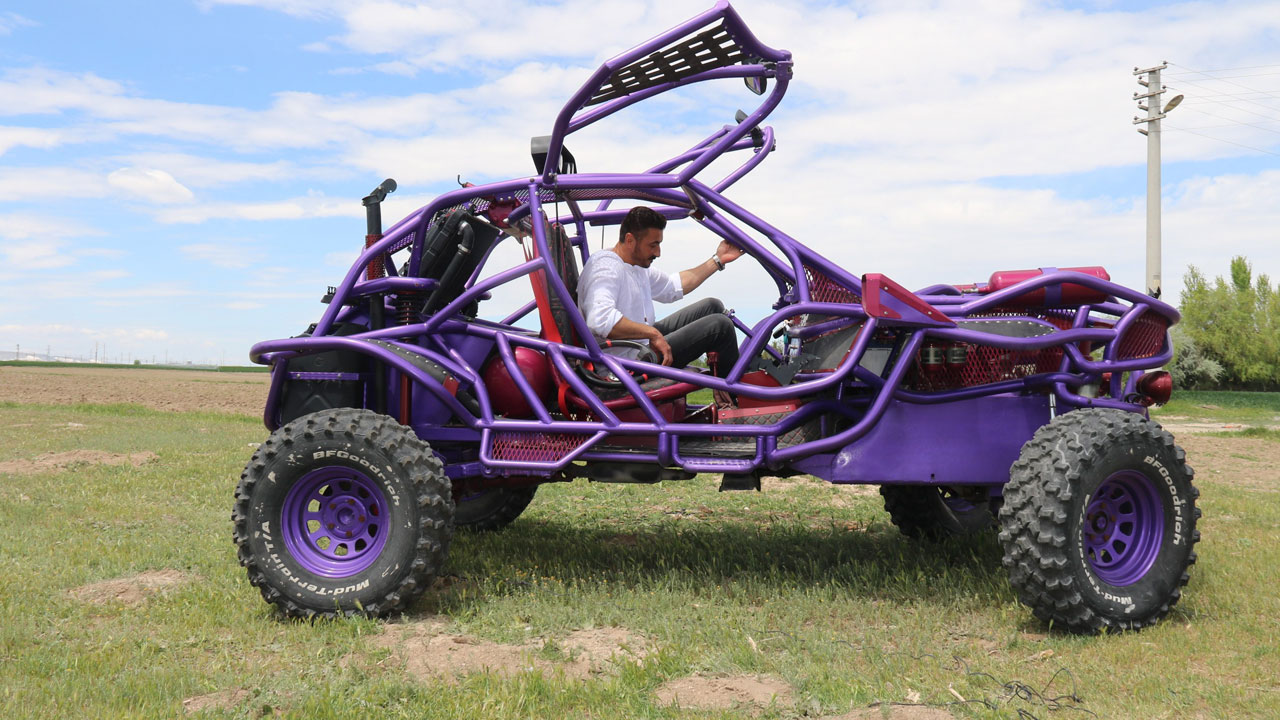 Bir filmden ilham aldı, 13 ayda kendi arazi aracını yaptı! 2 milyon TL’lik teklifi reddetti!