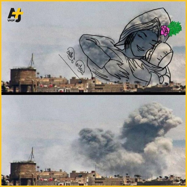 Foto - Bir grup Filistinli sanatçıdan dikkat çeken çizim