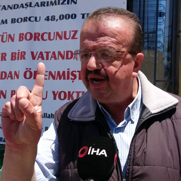 Foto - Bir hayırsever tüm borçları ödedi, bakkal isyan etti