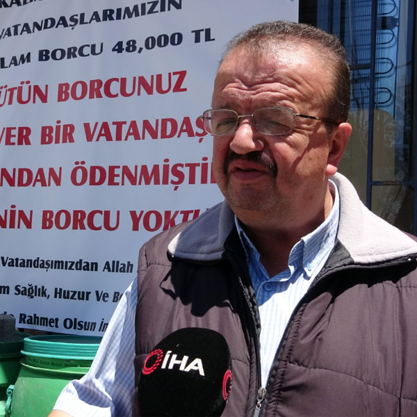 Foto - Bir hayırsever tüm borçları ödedi, bakkal isyan etti