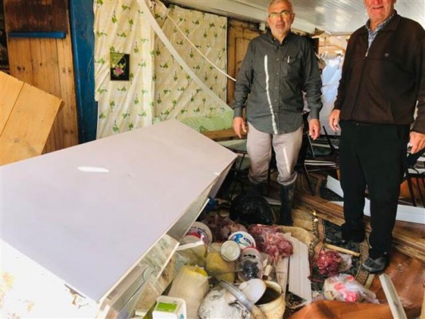 Foto - Bir ilçemiz kabusu yaşadı! Evler yerle bir oldu