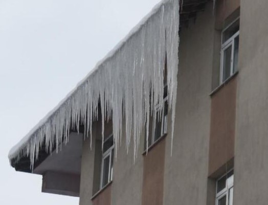 Foto - Bir kentimiz resmen dondu! Termometreler -27.7'yi gösterdi