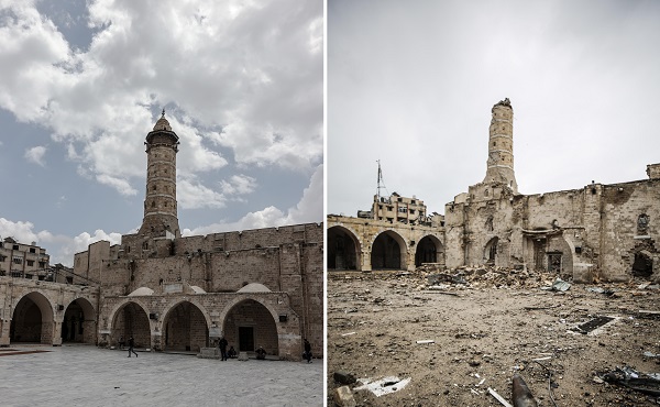 Bir tarih yok oluyor! 14. yüzyıldan kalma Büyük Ömer Camii yerle bir oldu