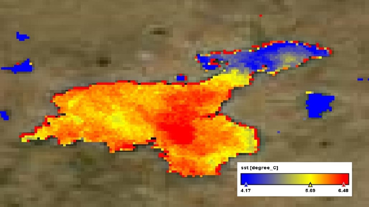 Foto - Bir türlü soğuyamadı! Van Gölü nefessiz kaldı