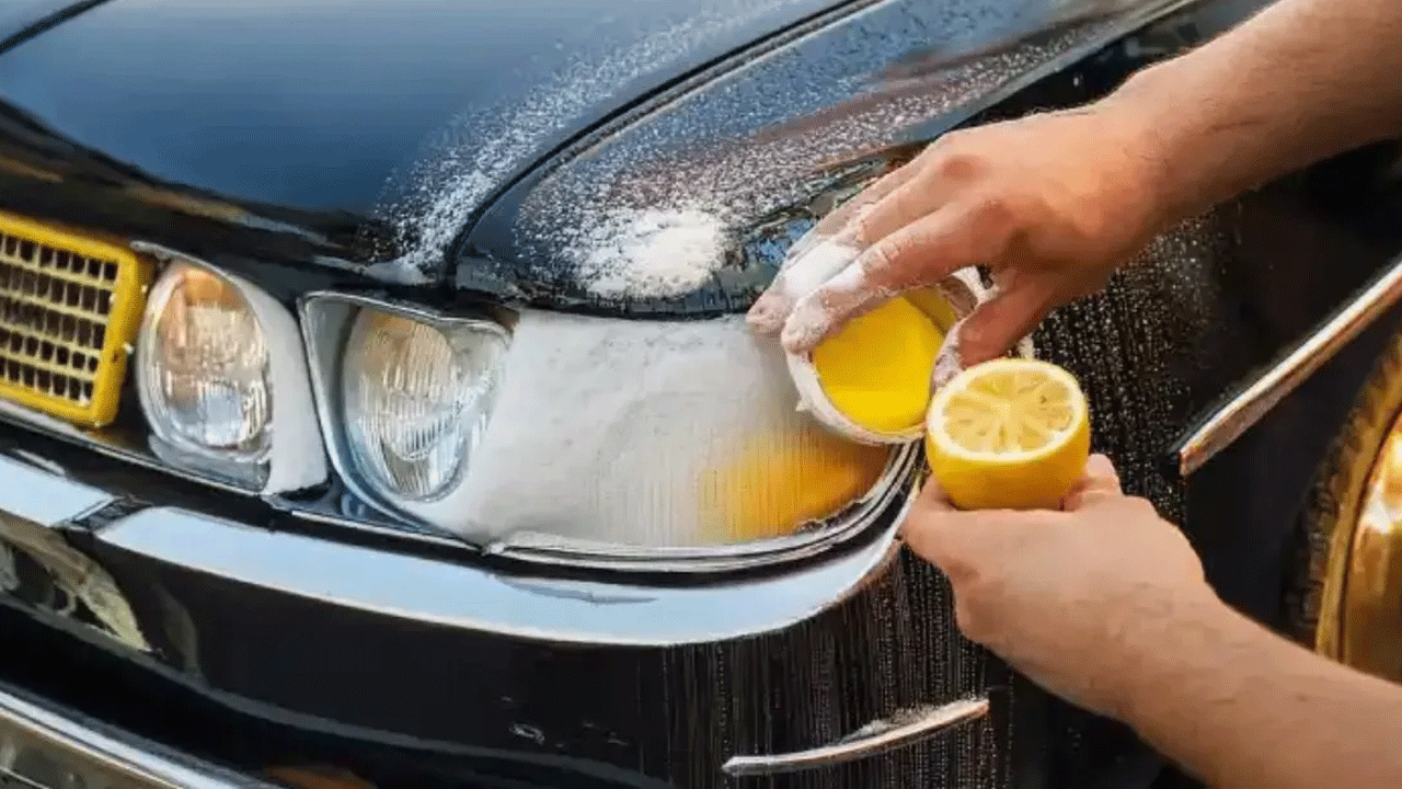 Foto - Bunu çok az kişi biliyor: Araç farlarını cam gibi yapan yöntem!