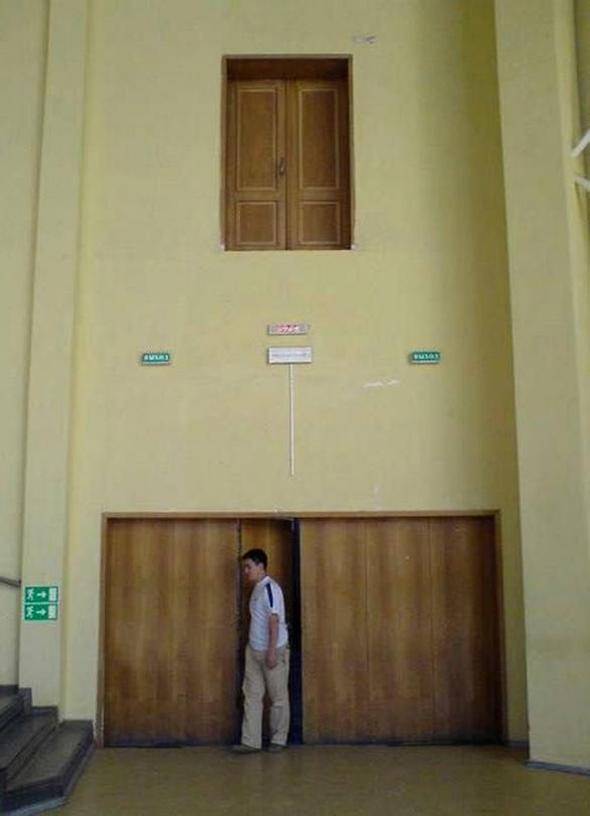 Foto - Birbirinden komik mimari hatalar