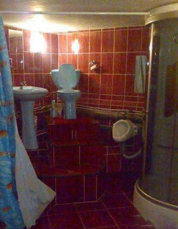 Foto - Birbirinden komik mimari hatalar