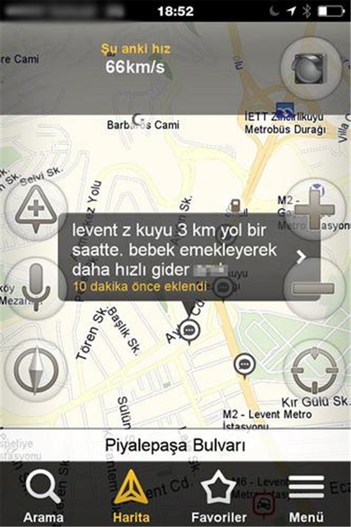 Foto - Birbirinden komik navigasyon yorumları