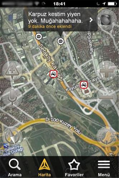 Foto - Birbirinden komik navigasyon yorumları
