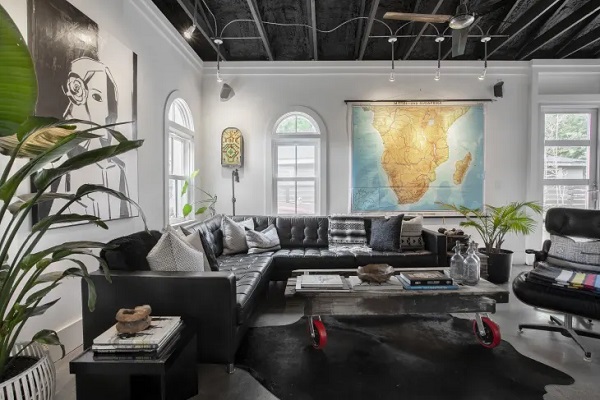 Foto - Birbirinden şık siyah salon tasarımı örnekleri