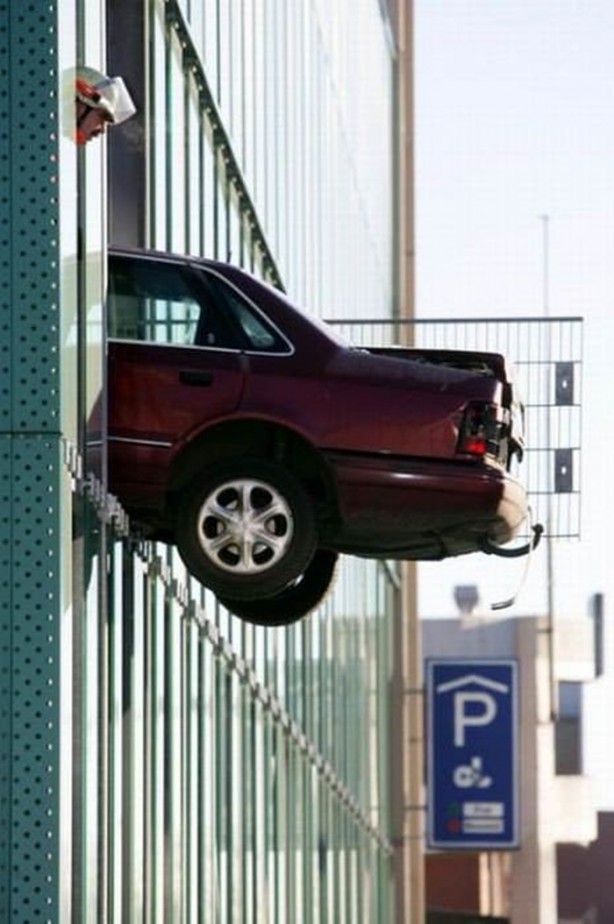 Foto - Birbirinden tuhaf park kazaları