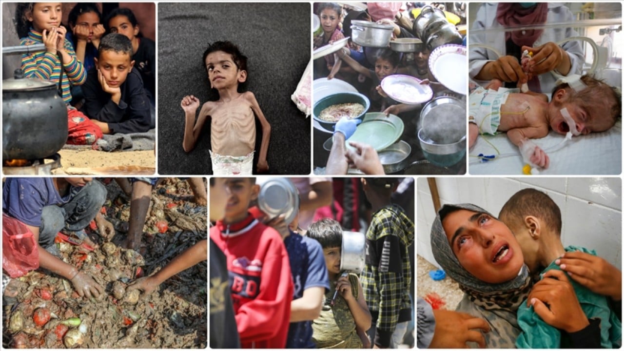 Foto - Gazzeli mazlumlar zulüm altında inliyor. Su yok, ekmek yok, yollara düşmek var