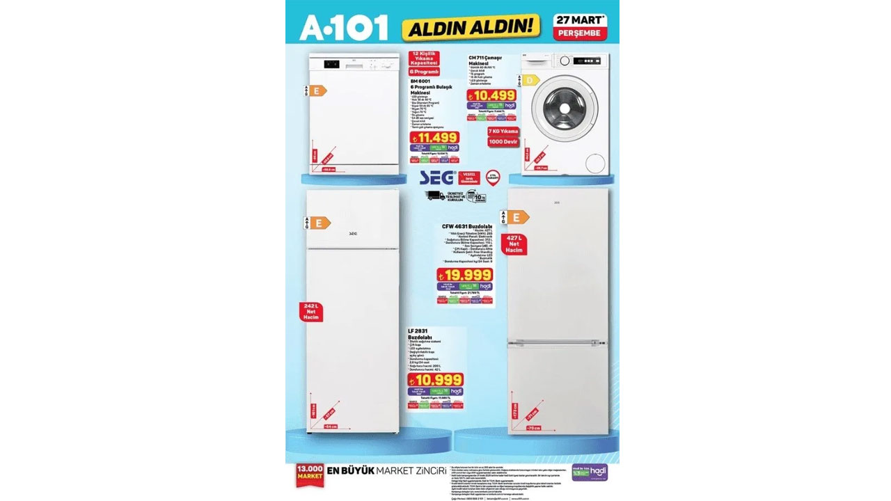 Foto - Bisiklet, kahve makinesi, balıkçı malzemeleri.. A101'de 27 Mart 2025 indirimleri dolu dolu geliyor