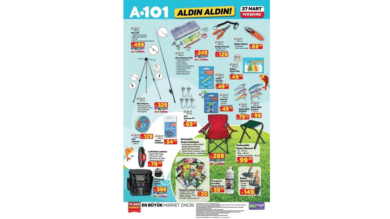 Foto - Bisiklet, kahve makinesi, balıkçı malzemeleri.. A101'de 27 Mart 2025 indirimleri dolu dolu geliyor