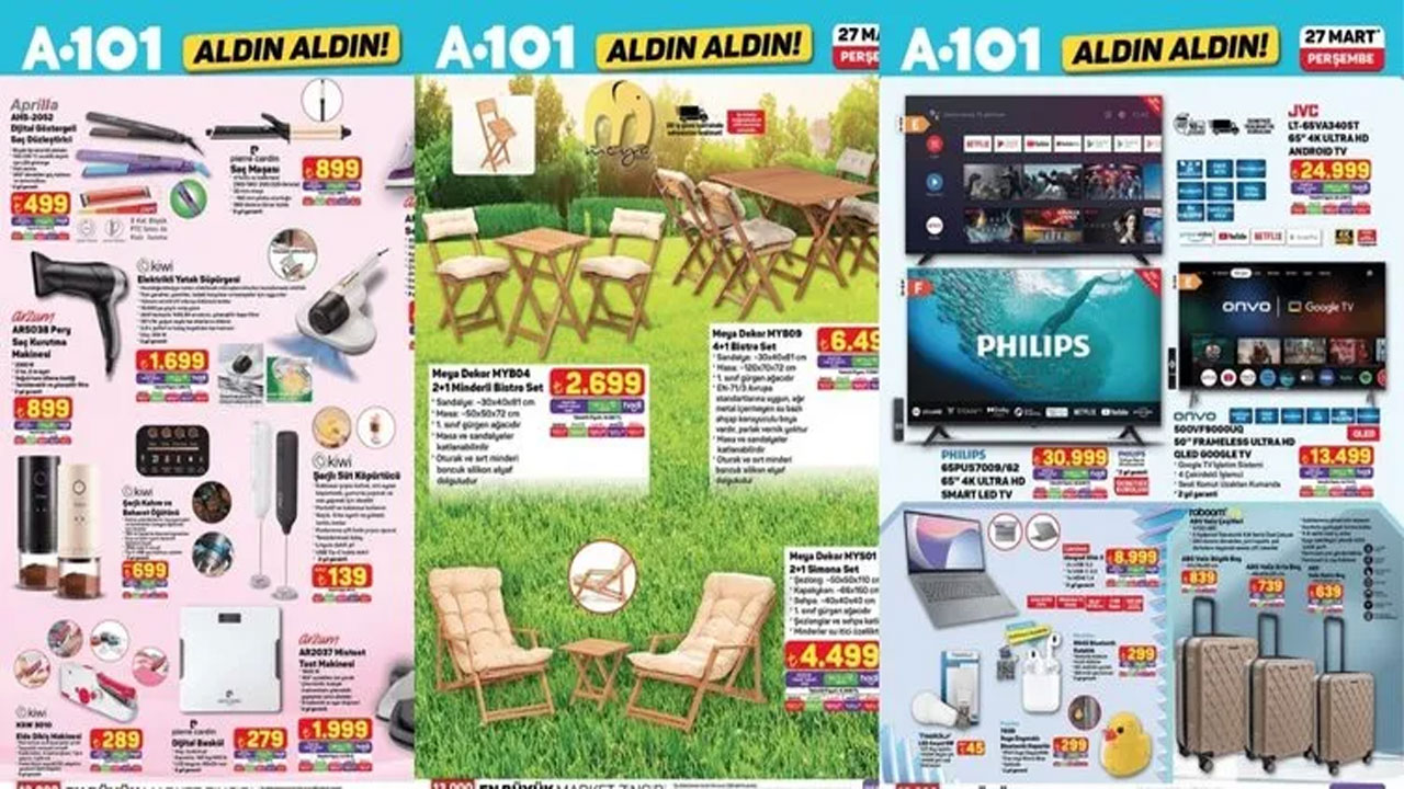 Foto - Bisiklet, kahve makinesi, balıkçı malzemeleri.. A101'de 27 Mart 2025 indirimleri dolu dolu geliyor