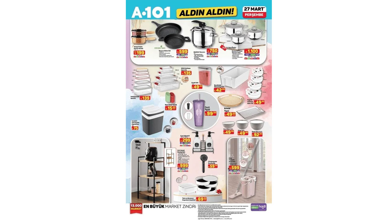 Foto - Bisiklet, kahve makinesi, balıkçı malzemeleri.. A101'de 27 Mart 2025 indirimleri dolu dolu geliyor