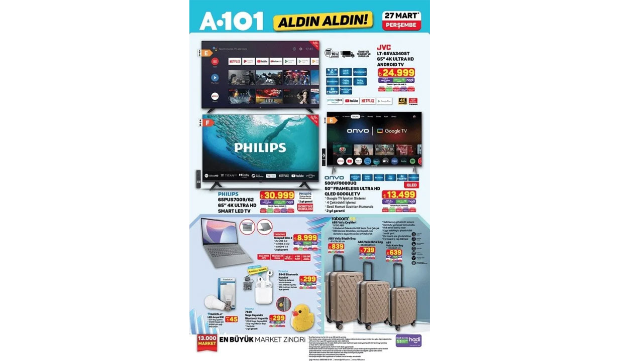 Foto - Bisiklet, kahve makinesi, balıkçı malzemeleri.. A101'de 27 Mart 2025 indirimleri dolu dolu geliyor