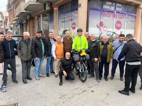 Foto - Bisikletle Hac yolculuğuna çıktılar