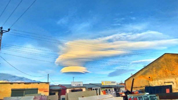 Foto - Bitlis'teki sıradışı bulut tabakası görenleri şaşırttı