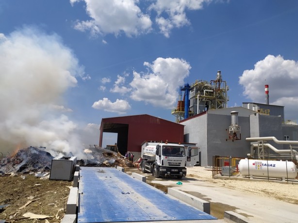 Foto - Biyokütle Enerji Santrali'nde yangın