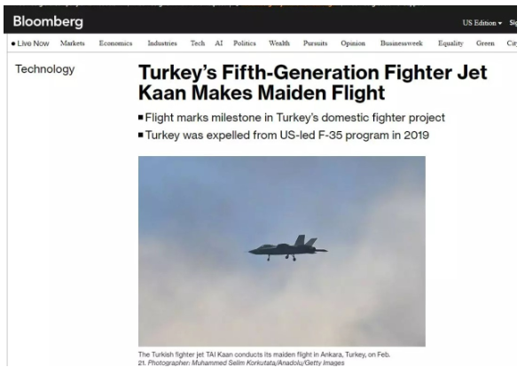 Foto - Bizdeki basın görmezden gelirken Dünya KAAN’ı böyle gördü