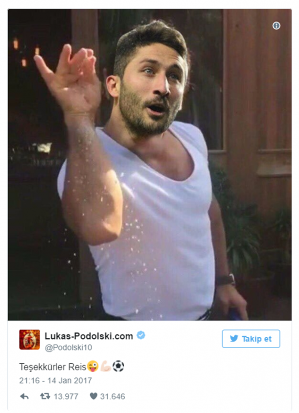 Foto - Bizden biri "Lukas Podolski"