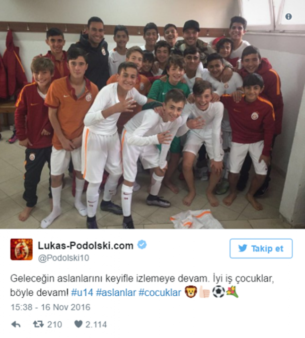 Foto - Bizden biri "Lukas Podolski"