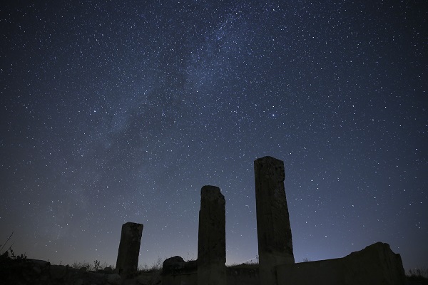 Blaundos Antik Kenti'nde yıldızlı gece mest etti