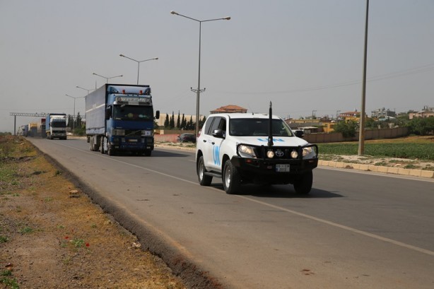 BM'den İdlib'e 73 tır yardım